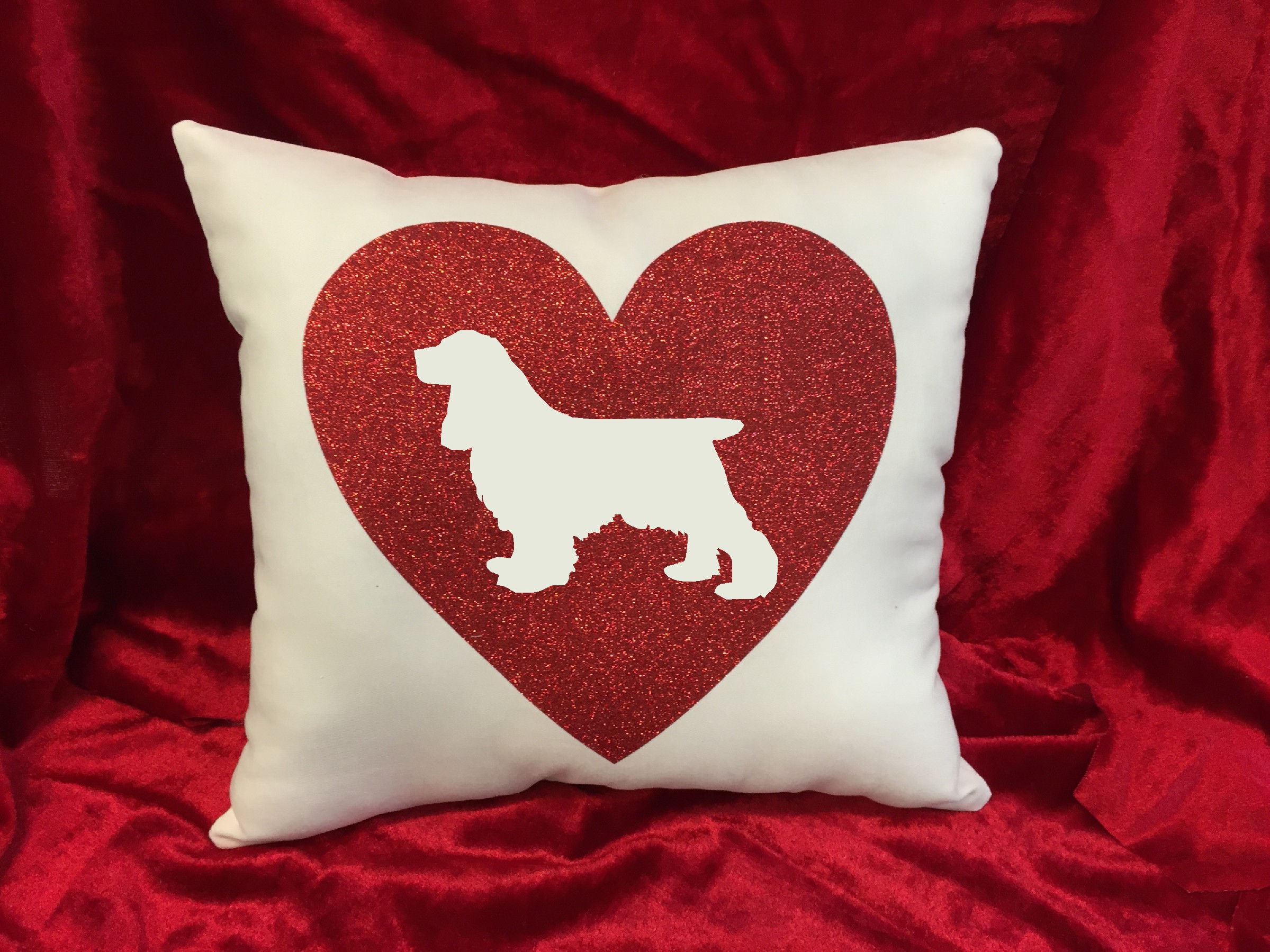 Dogs - Throw Pillow - Cocker Spaniel